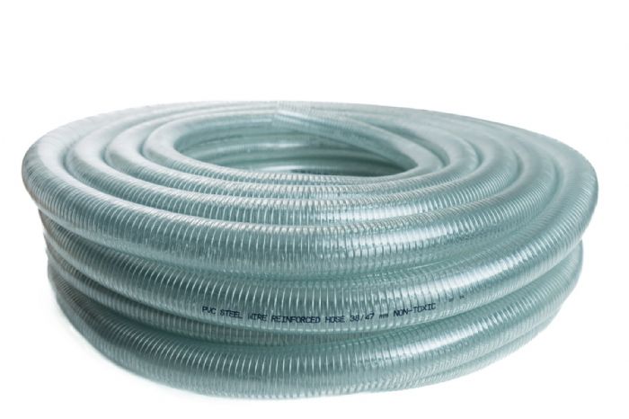 MANGUERA PARA SUCCION PVC ACERO